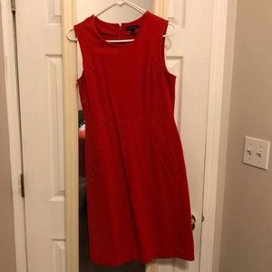 Lands End burnt orange dress